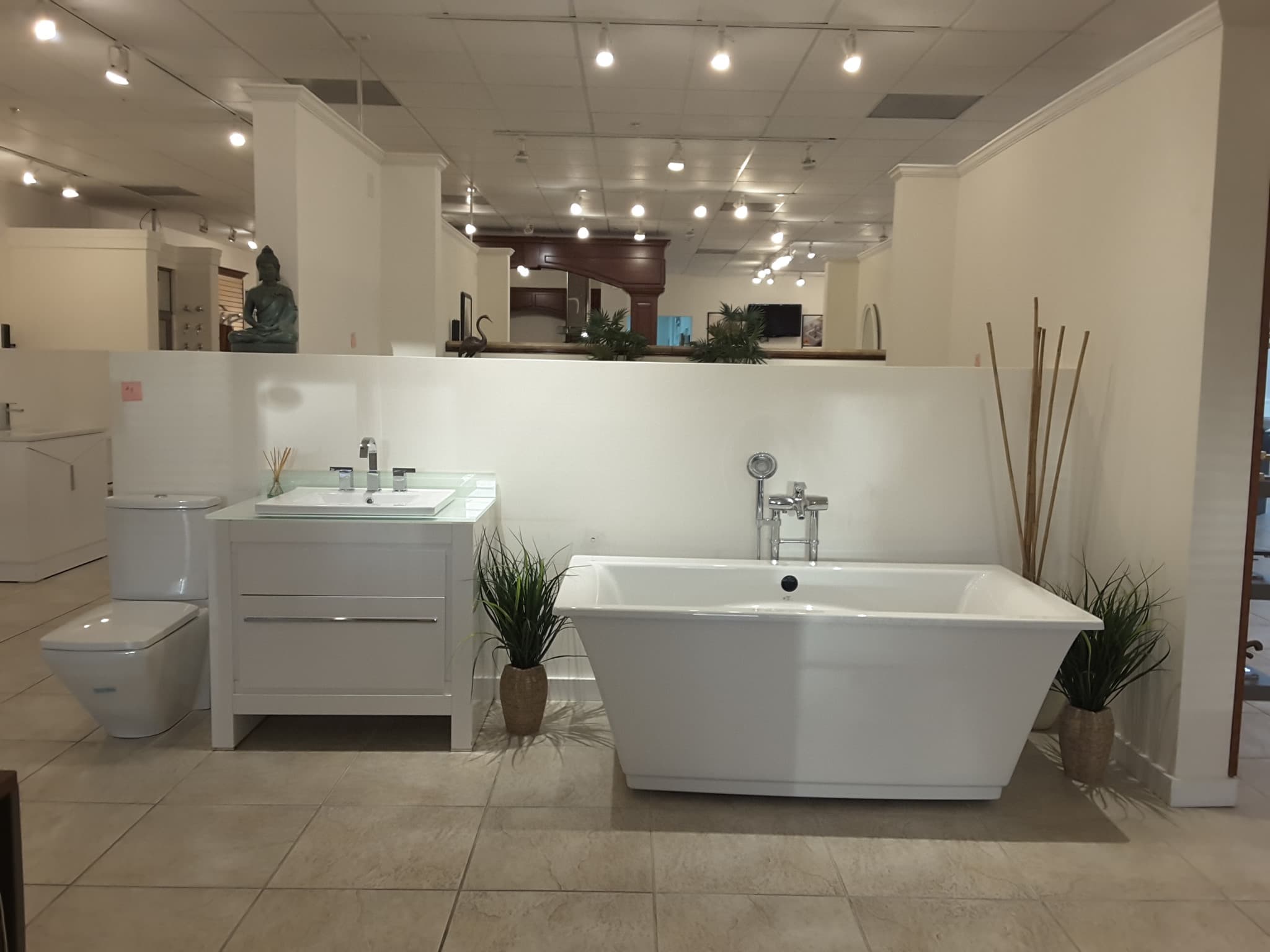 Inside a Broedell Plumbing Supply showroom